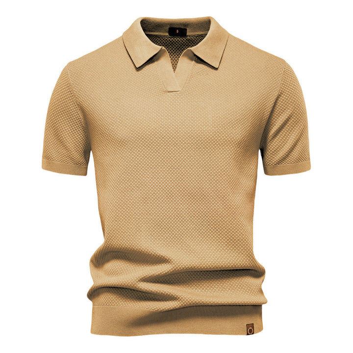 Mario Camicia™ | Polo Strutturata Senza Bottoni