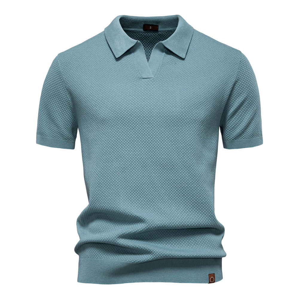 Mario Camicia™ | Polo Strutturata Senza Bottoni