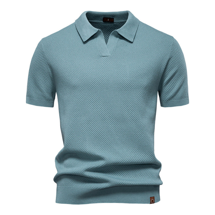 Mario Camicia™ | Polo Strutturata Senza Bottoni