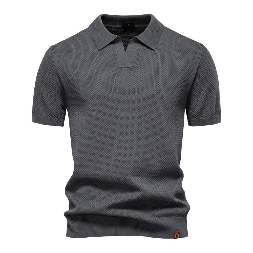 Mario Camicia™ | Polo Strutturata Senza Bottoni