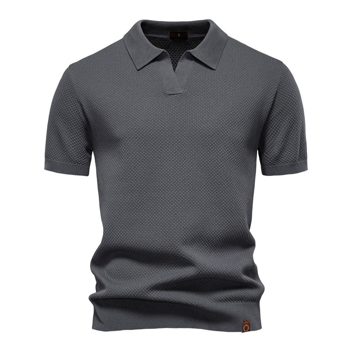 Mario Camicia™ | Polo Strutturata Senza Bottoni