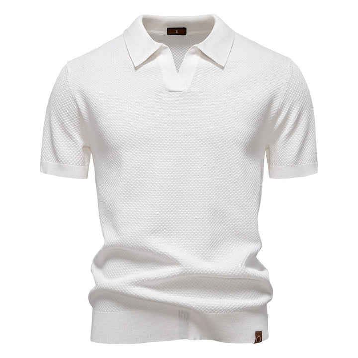 Mario Camicia™ | Polo Strutturata Senza Bottoni
