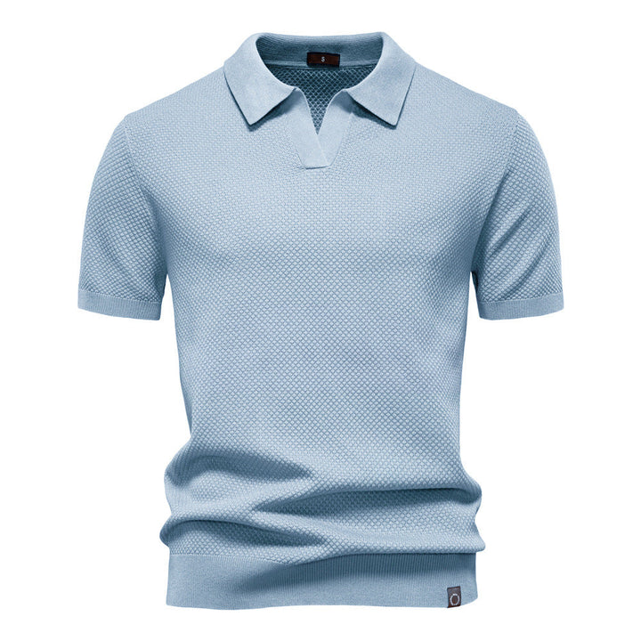Mario Camicia™ | Polo Strutturata Senza Bottoni