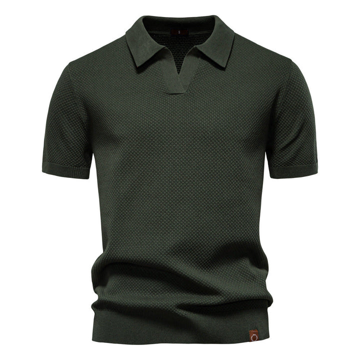Mario Camicia™ | Polo Strutturata Senza Bottoni