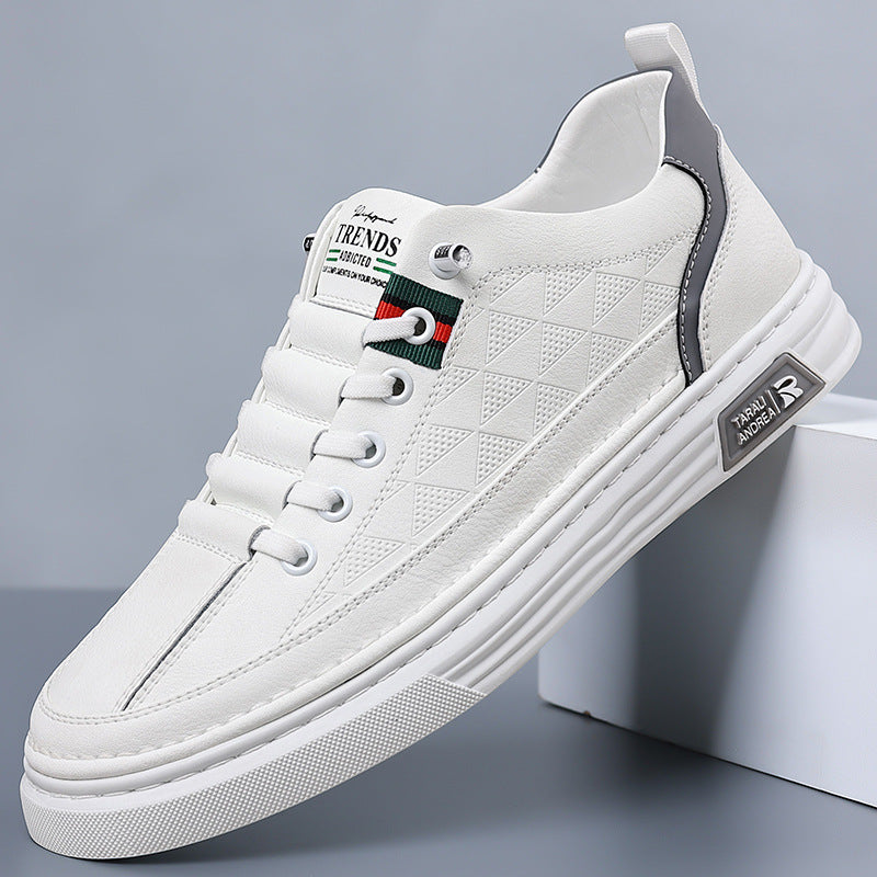 Sneakers casual in pelle