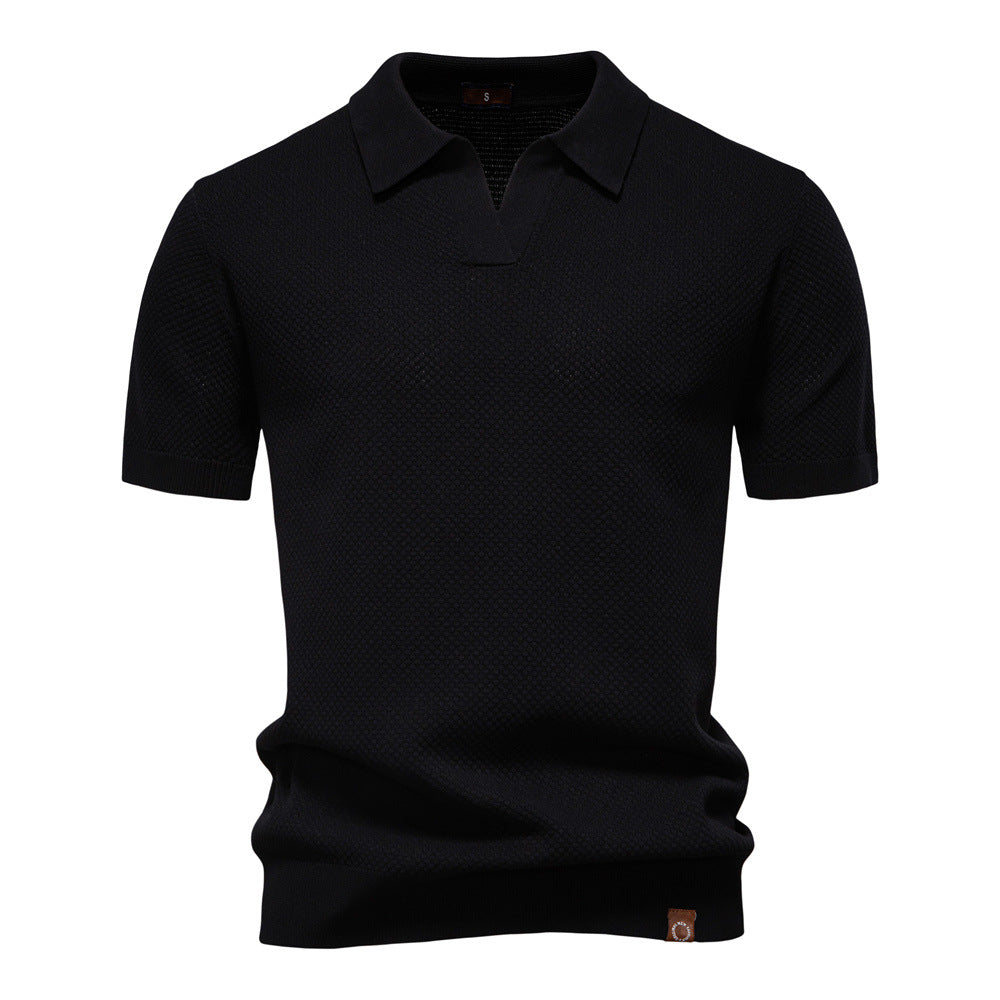 Mario Camicia™ | Polo Strutturata Senza Bottoni