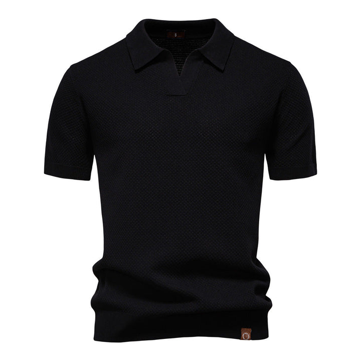Mario Camicia™ | Polo Strutturata Senza Bottoni