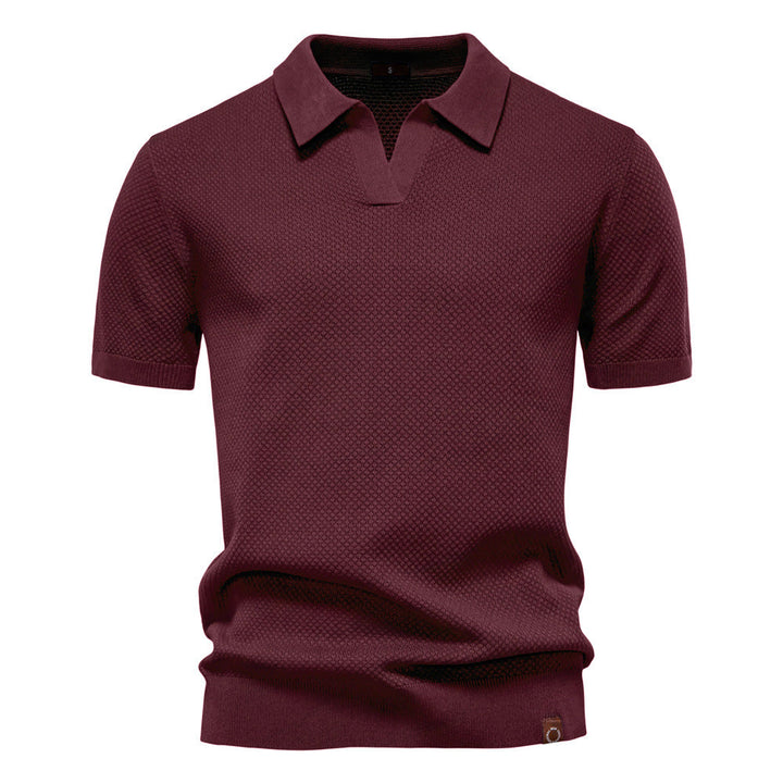 Mario Camicia™ | Polo Strutturata Senza Bottoni