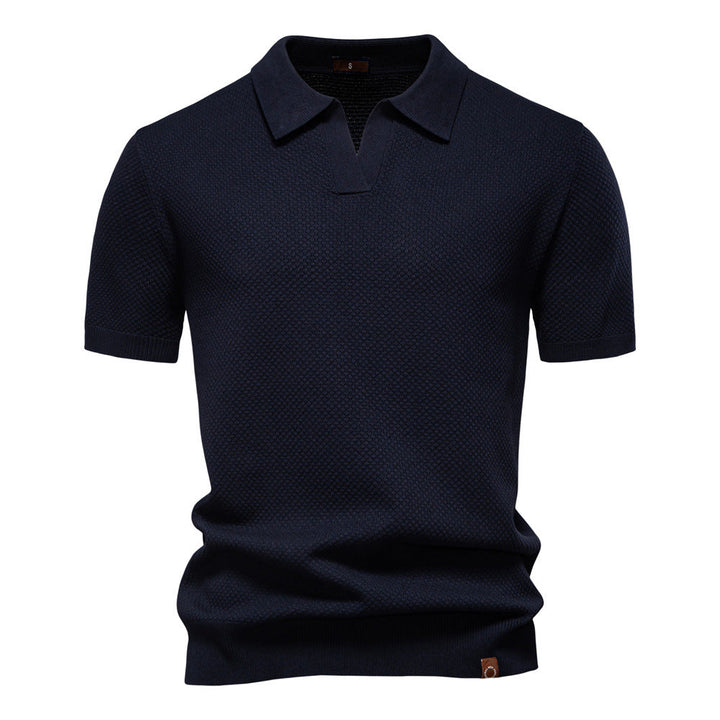 Mario Camicia™ | Polo Strutturata Senza Bottoni