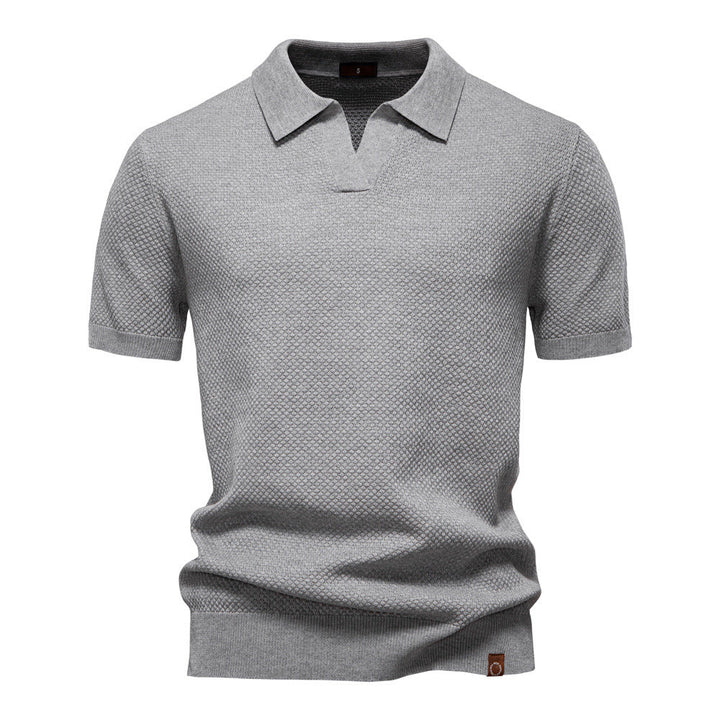 Mario Camicia™ | Polo Strutturata Senza Bottoni