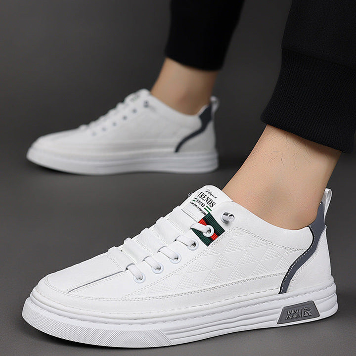 Sneakers casual in pelle