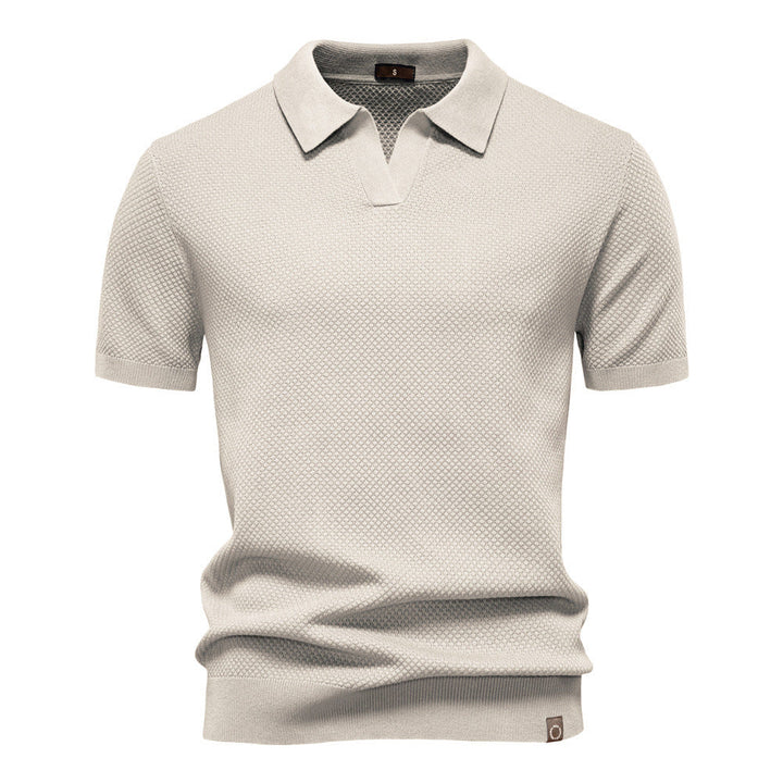Mario Camicia™ | Polo Strutturata Senza Bottoni