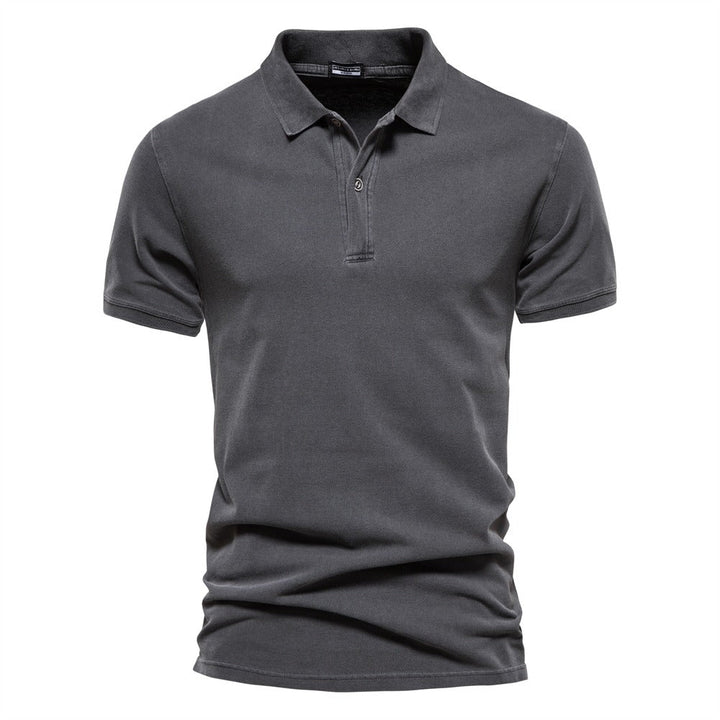 Hugo - Three-Button Ribbed-Collar Polo