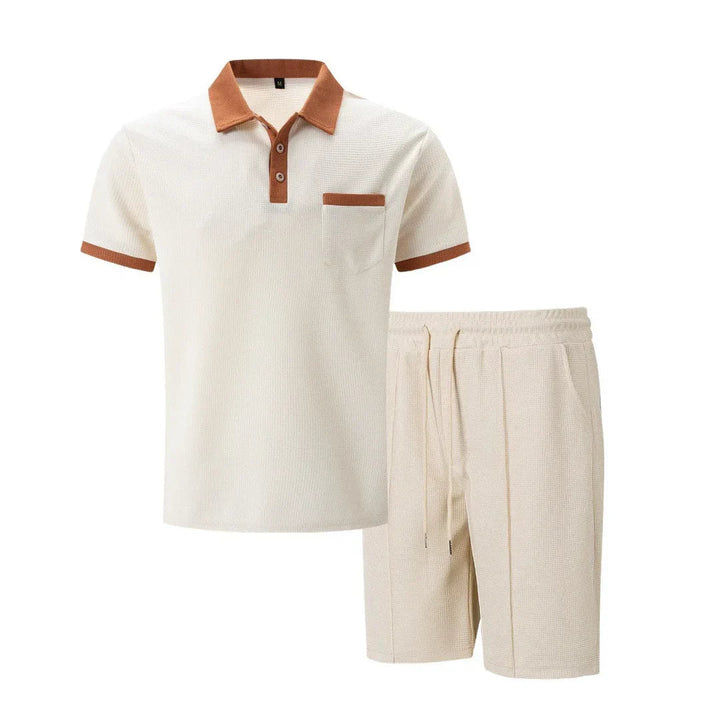 Levi - Set Polo a Nido d'Ape
