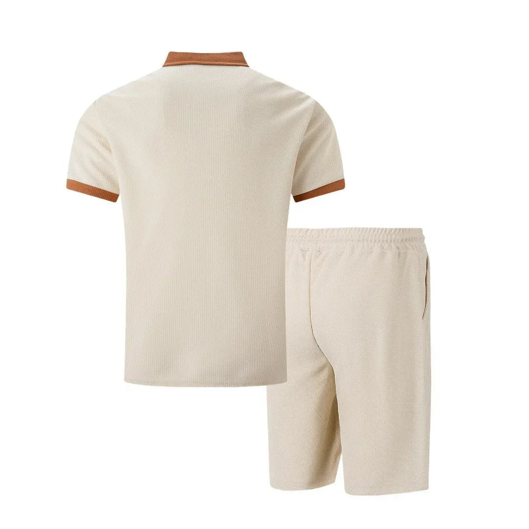 Levi - Set Polo a Nido d'Ape