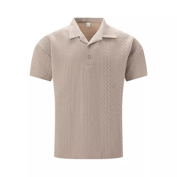 William - Polo in texture jacquard rilassata
