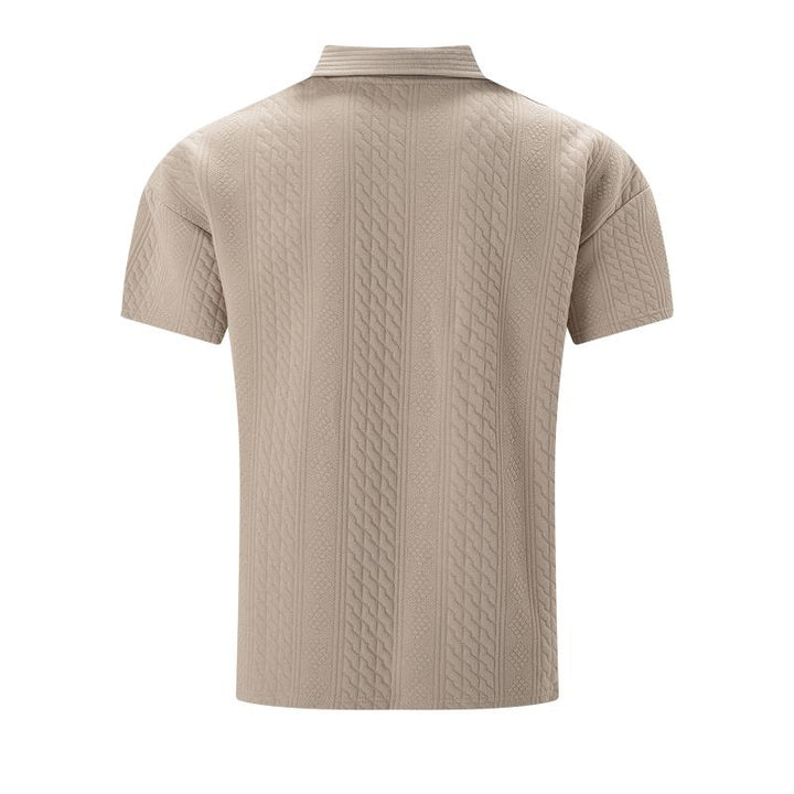 William - Polo in texture jacquard rilassata