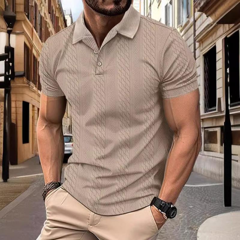 William - Polo in texture jacquard rilassata