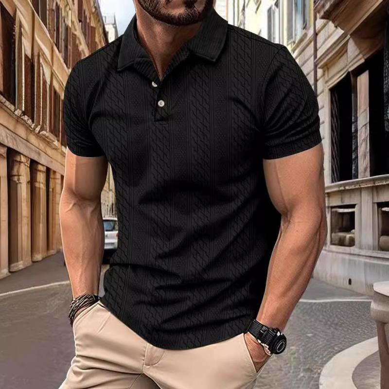 William - Polo in texture jacquard rilassata