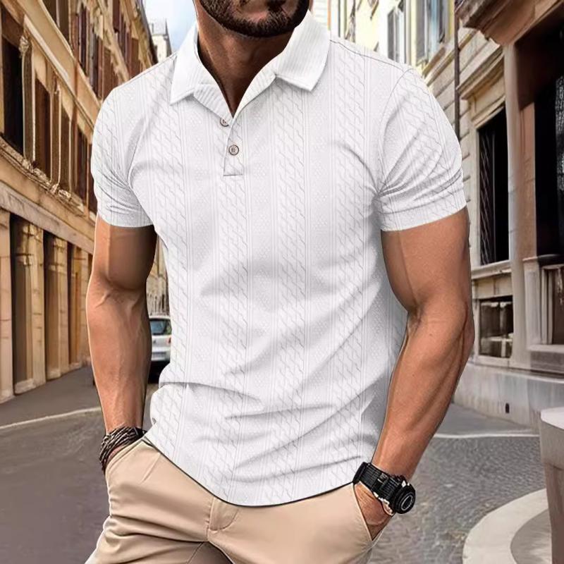 William - Polo in texture jacquard rilassata