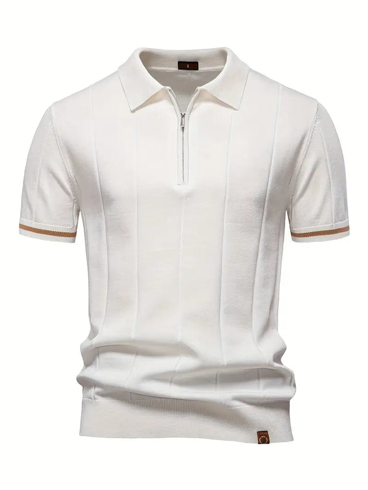 Xavier - Polo slim in misto poliestere