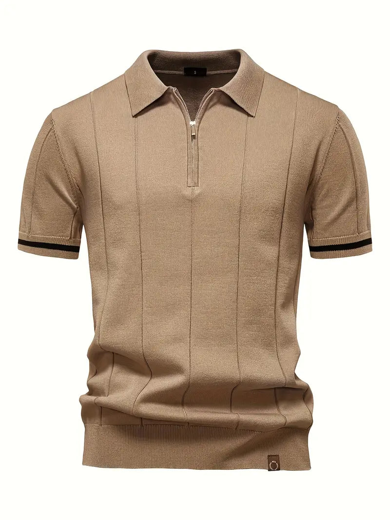 Xavier - Polo slim in misto poliestere