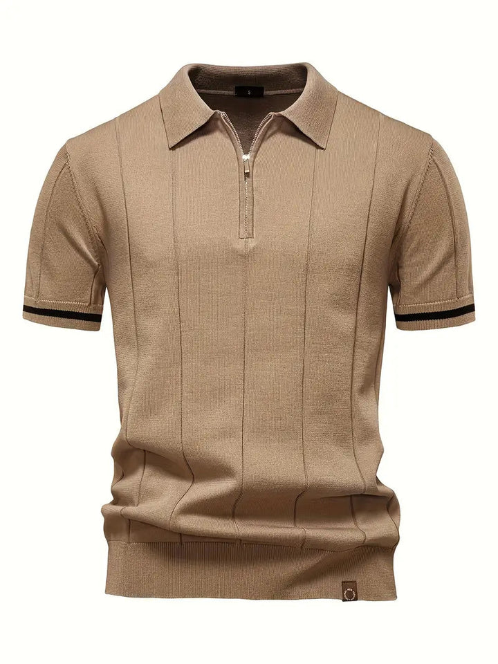 Xavier - Polo slim in misto poliestere