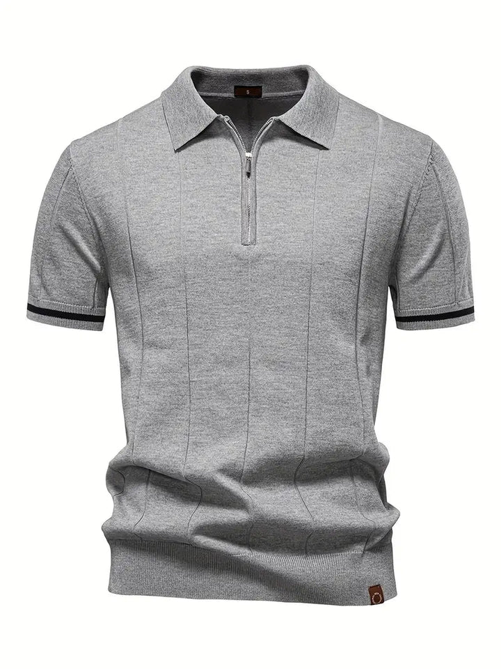 Xavier - Polo slim in misto poliestere