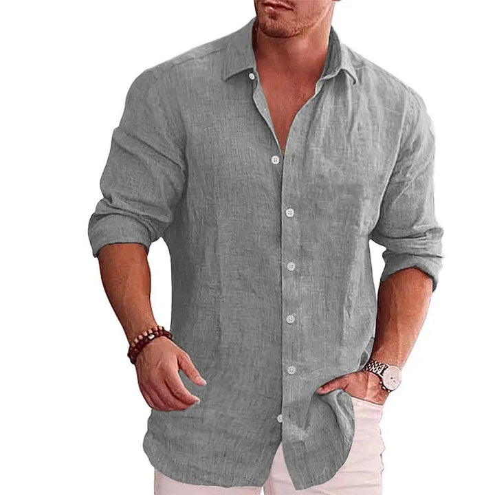 Finn - Camicia reversibile in misto poliestere
