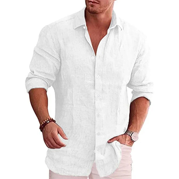 Finn - Camicia reversibile in misto poliestere