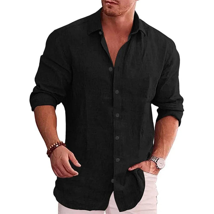 Finn - Camicia reversibile in misto poliestere