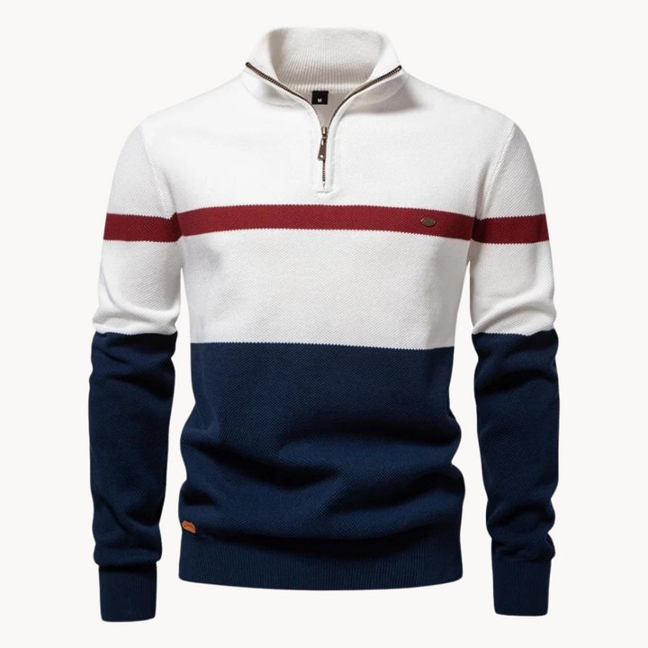 Isaac - Felpa con zip in poliestere resistente