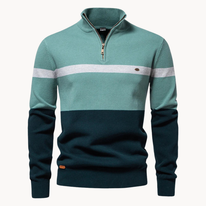 Isaac - Felpa con zip in poliestere resistente