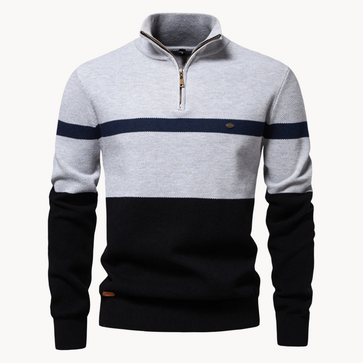 Isaac - Felpa con zip in poliestere resistente