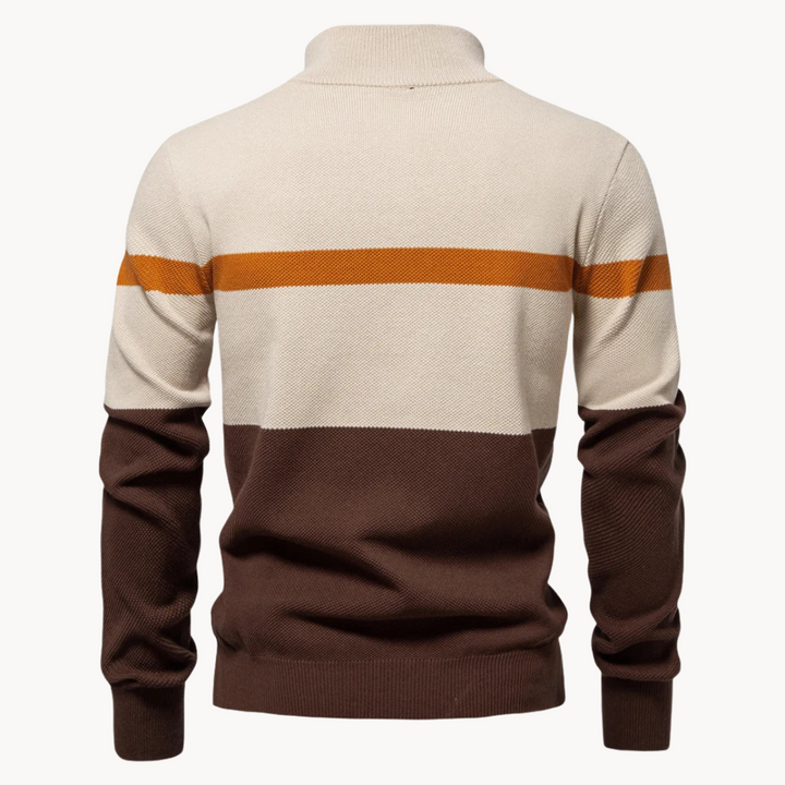 Isaac - Felpa con zip in poliestere resistente
