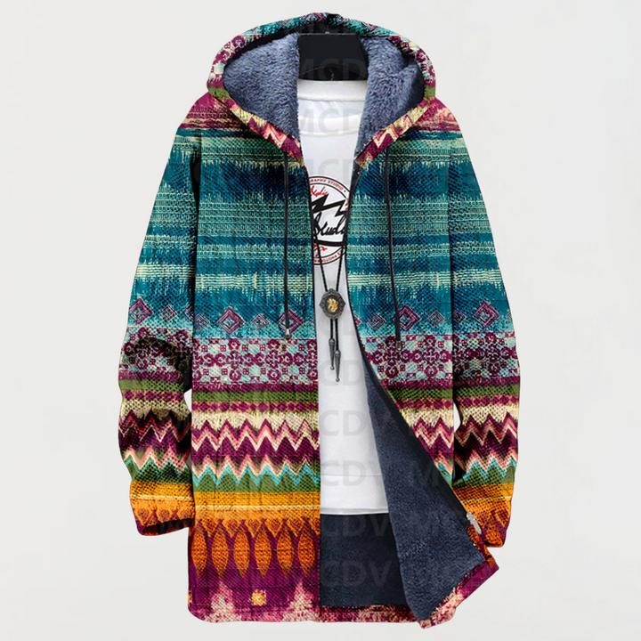 Jules - Cappotto con stampa etnica