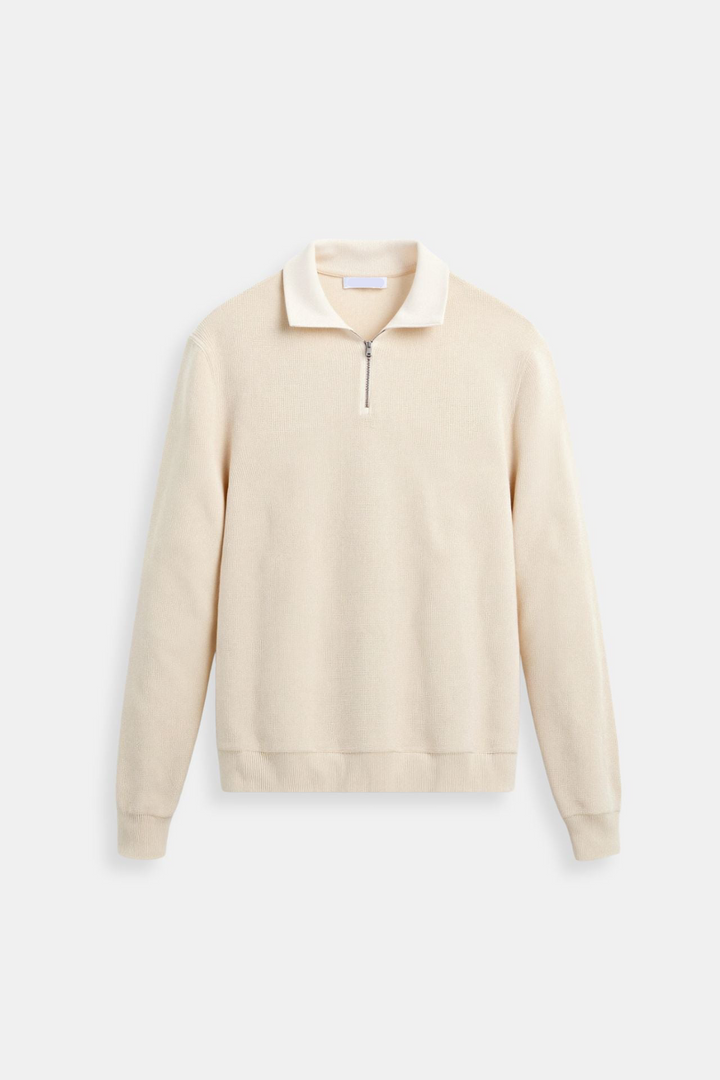 Hamish - Maglione a collo alto con zip