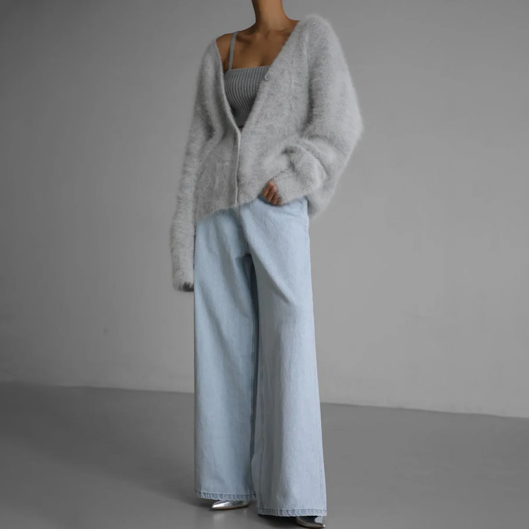 Elegante gilet lavorato a maglia
