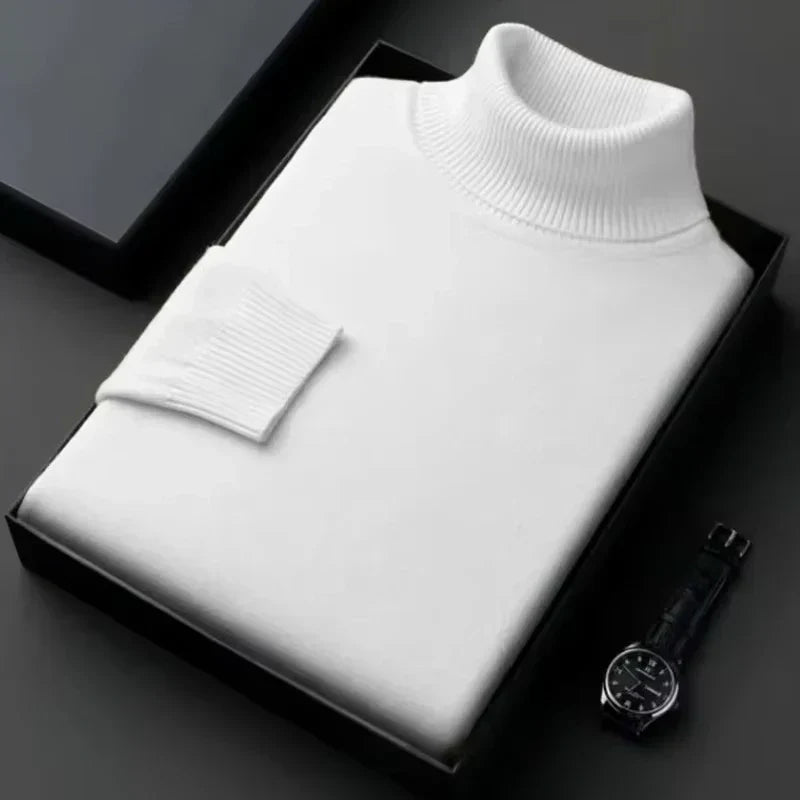 Elegante e comodo maglione a collo alto