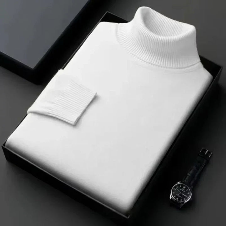 Elegante e comodo maglione a collo alto