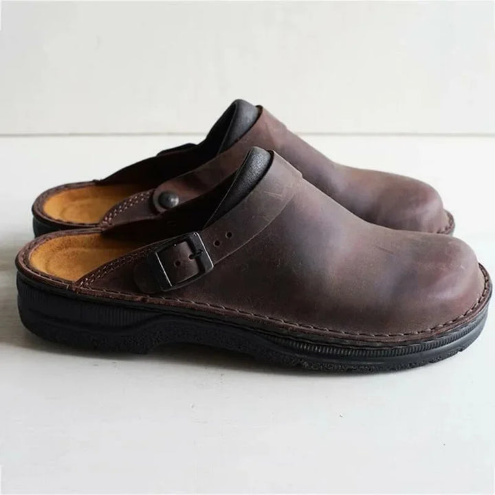 Pierre™ | Zoccoli in Pelle Comfort Delicato