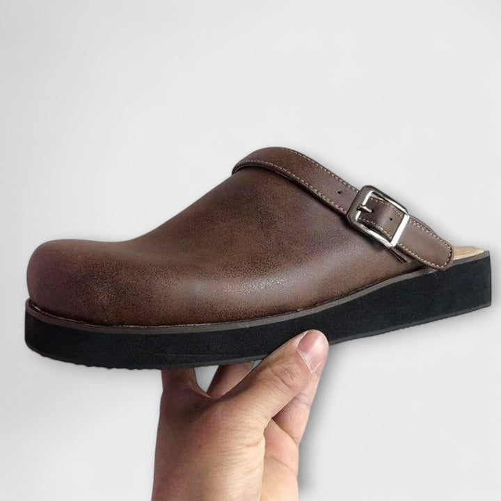 Helga - Comode pantofole in pelle