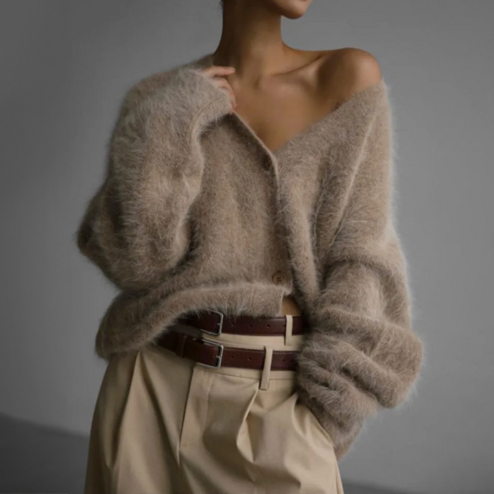 Elegante gilet lavorato a maglia