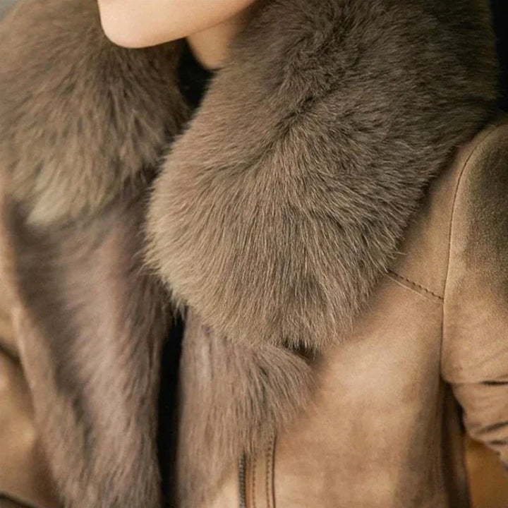 Petra - Luxury Faux Shearling Coat