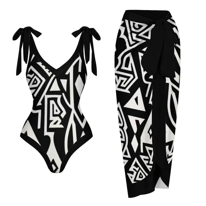 Zemina™ | Costume intero push-up modellante con accappatoio abbinato