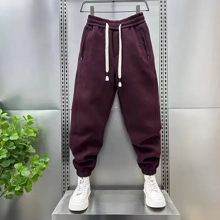 Pantaloni sportivi in velluto