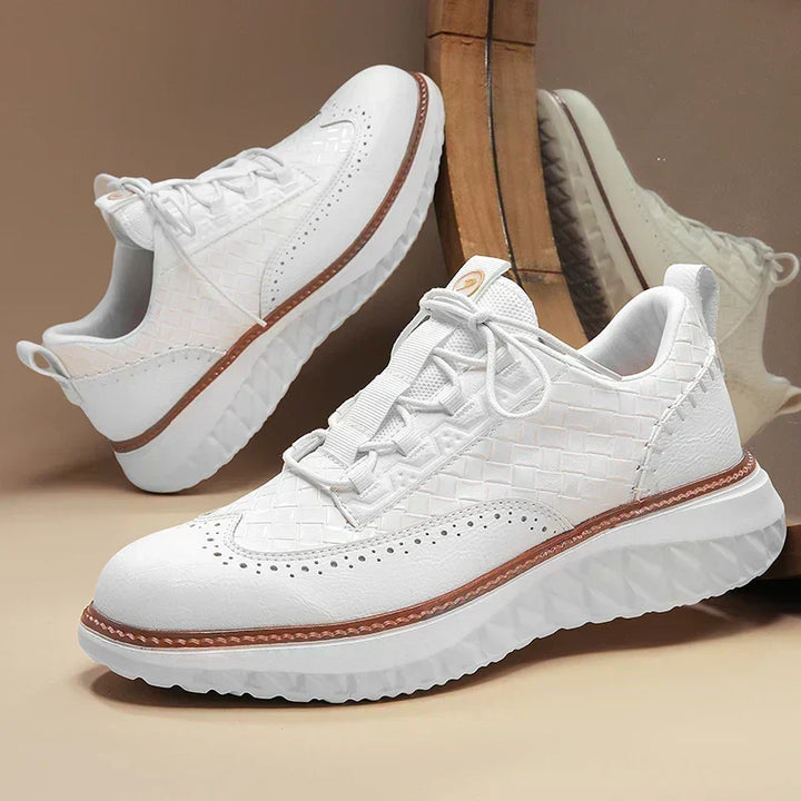 Angus - Sneakers in similpelle Oxford