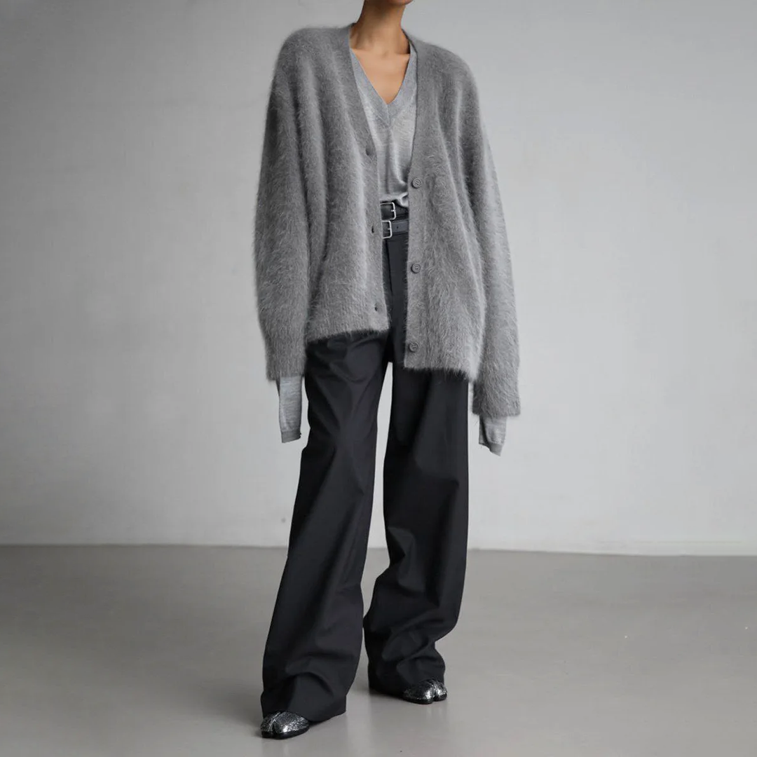 Elegante gilet lavorato a maglia