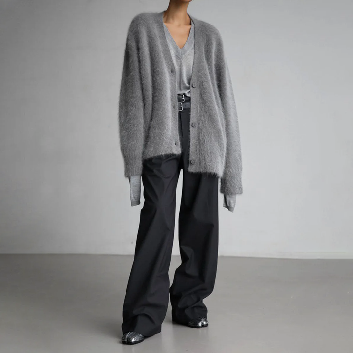 Elegante gilet lavorato a maglia