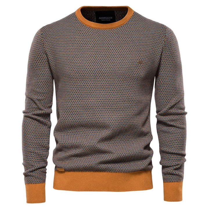 Maglione da uomo con motivo a rombi